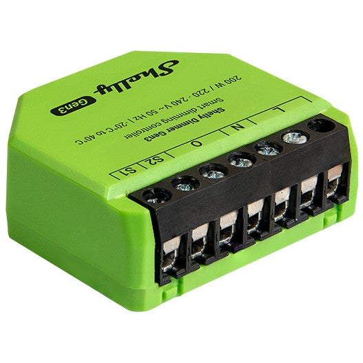 Shelly Relais "Dimmer Gen3" LED Lichtcontroller Messfunktion Unterputz