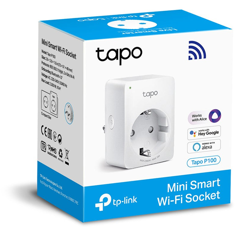 TP-Link Funksteckdosen Tapo P100 Mini Smart Wi-Fi Socket 1er