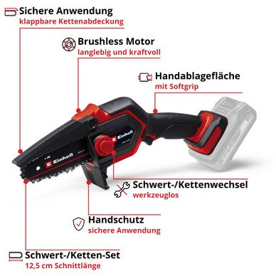 Einhell GE-PS 18/15 Li BL solo Akku-Astkettensge