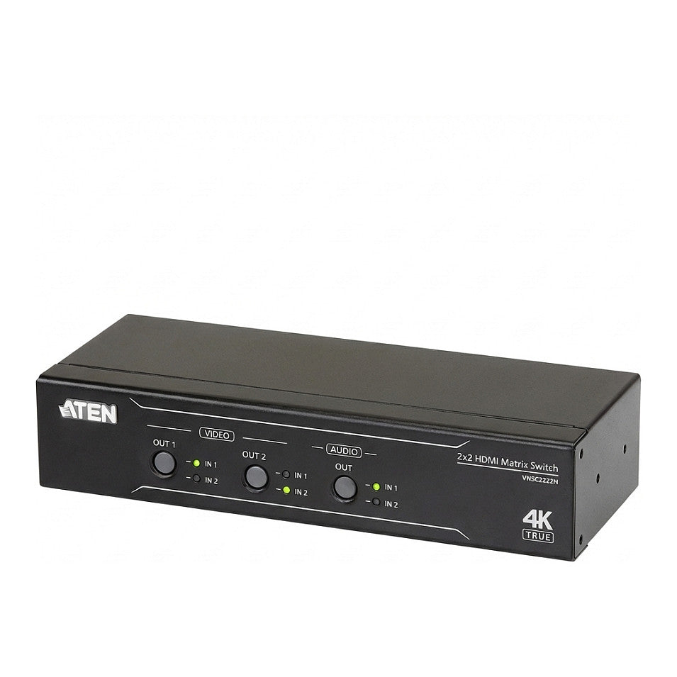 ATEN VM0202HB 2 x 2 True 4K HDMI Audio/Video Matrix Switch