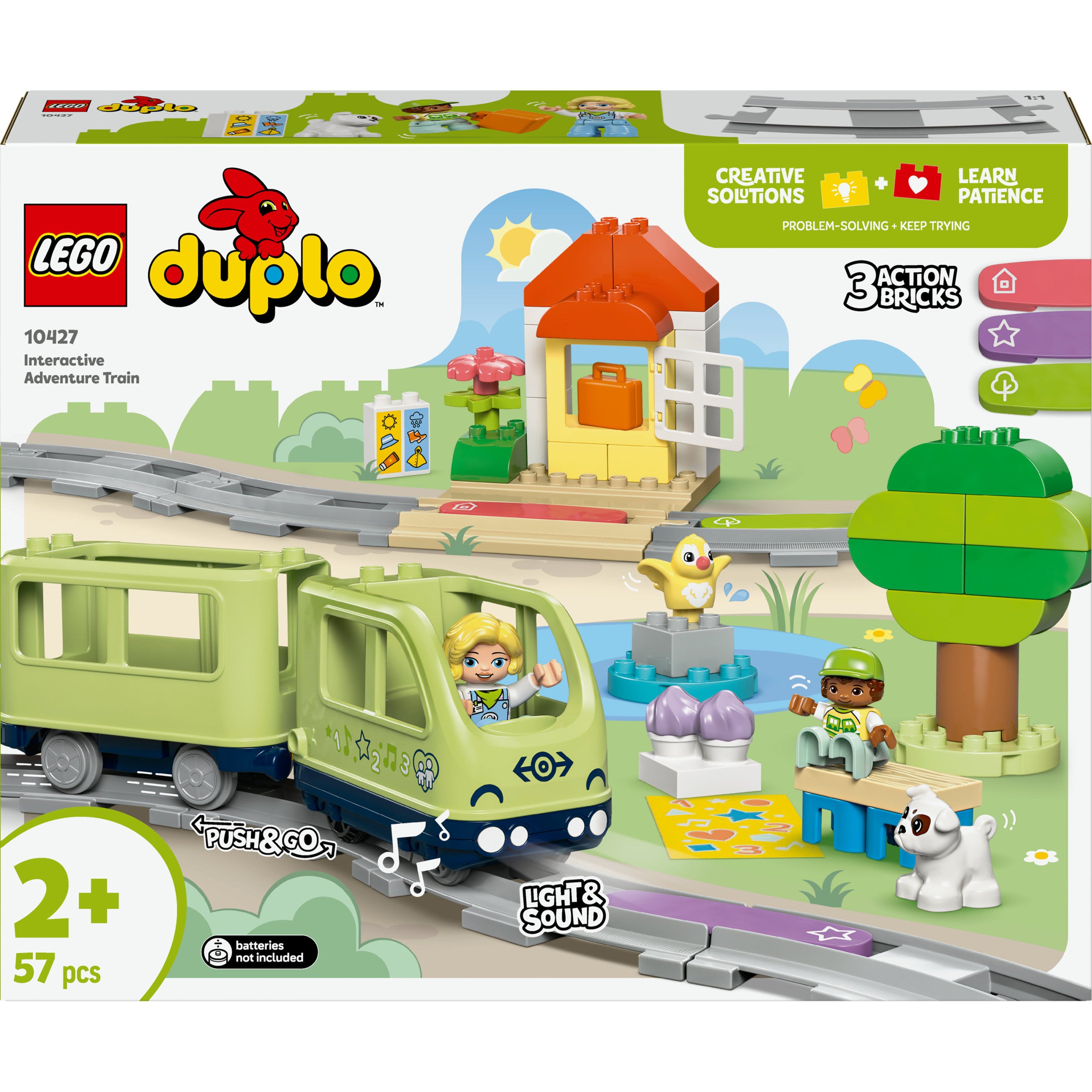 LEGO 10427 DUPLO Town Interaktive Abenteuer-Eisenbahn