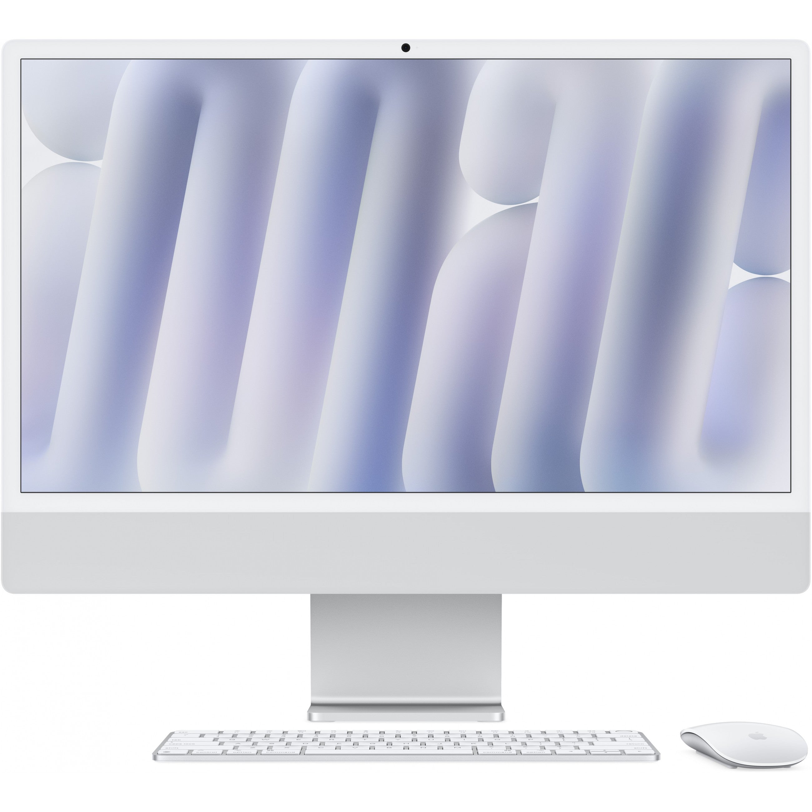 iMac Z1K1 59.62cm 23.5Zoll Standardglas M4 10C CPU/10C GPU/16C N.E. 24GB 2TB SSD Gbit Eth MM MaKey TID DE Silber