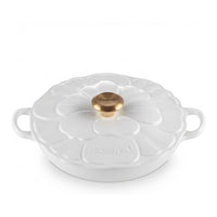 Le Creuset Gourmet-Profitopf Blume 26 cm white