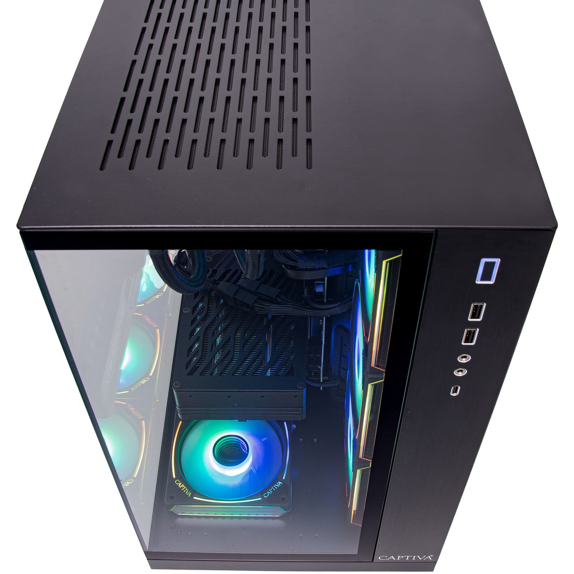 CAPTIVA PC Highend Gaming I90-060 (i9-14900KF/RTX5070 12GB GDDR7/SSD 2TB/32GB/WLAN/Windows 11 Home