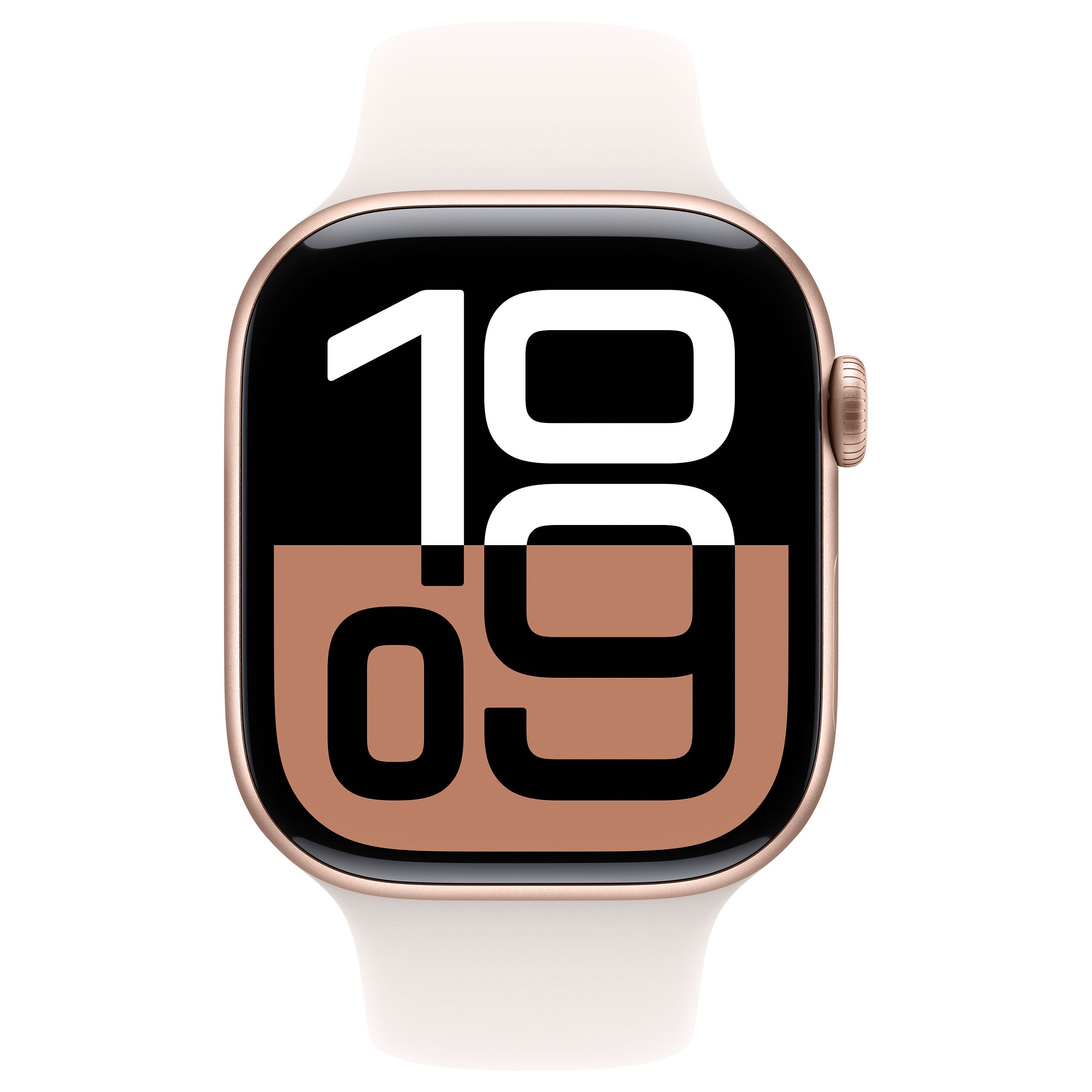 APPLE Watch Series 10 GPS + Cellular 46mm Rose Gold Aluminium Case with Light Blush Sport Band - S/M