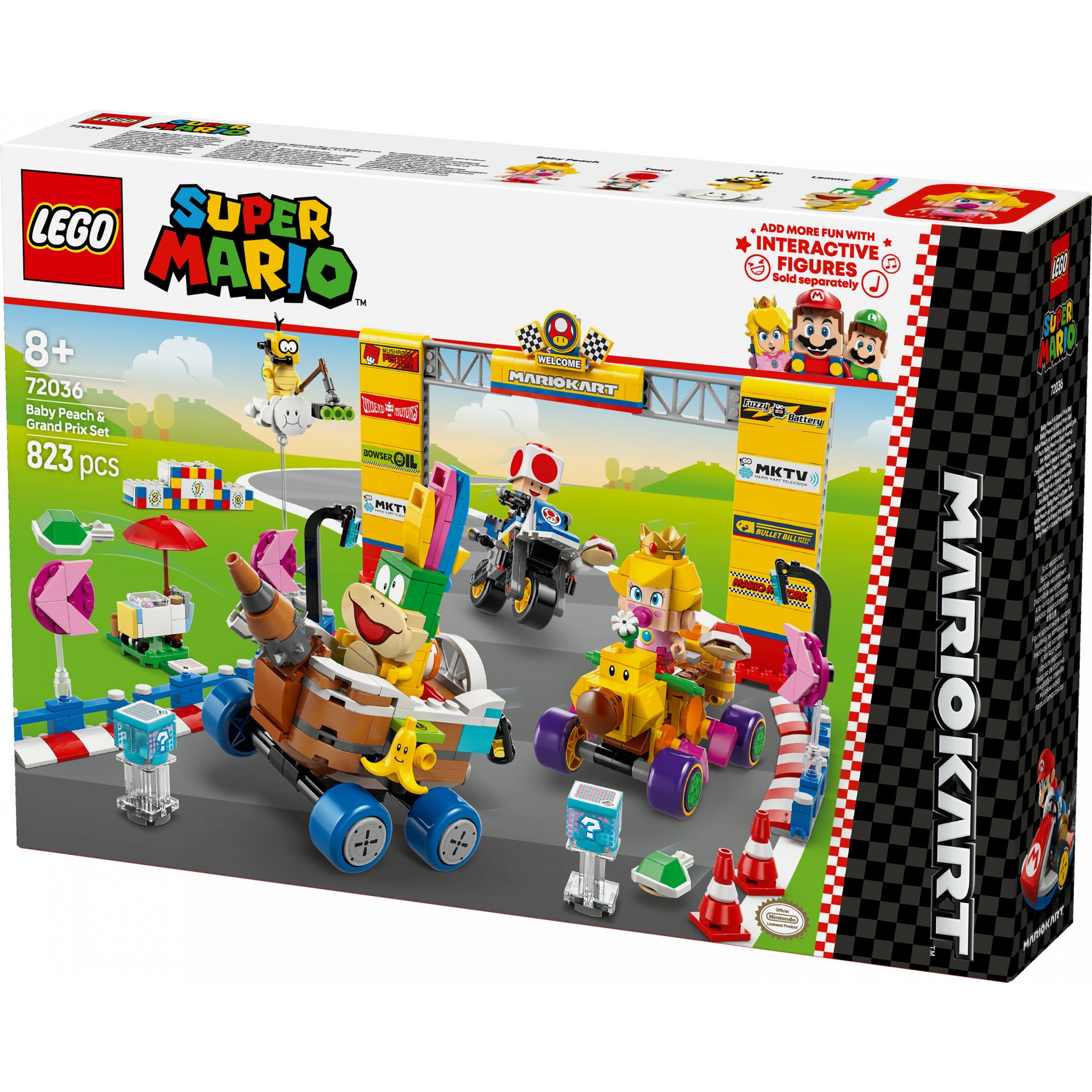 LEGO Super Mario Mario Kart – Baby Peach & Grand Prix - Set 72036