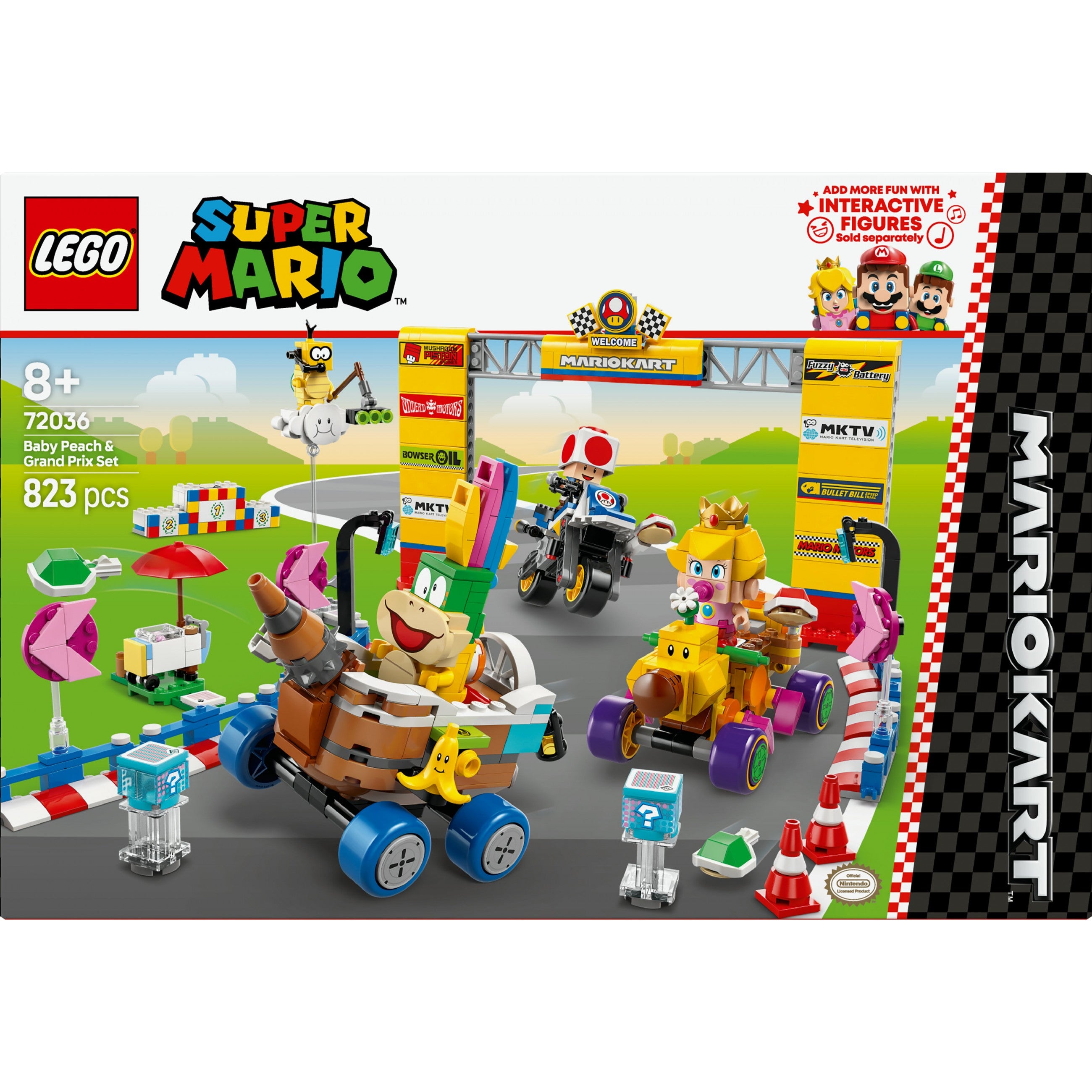 LEGO Super Mario Mario Kart – Baby Peach & Grand Prix - Set 72036