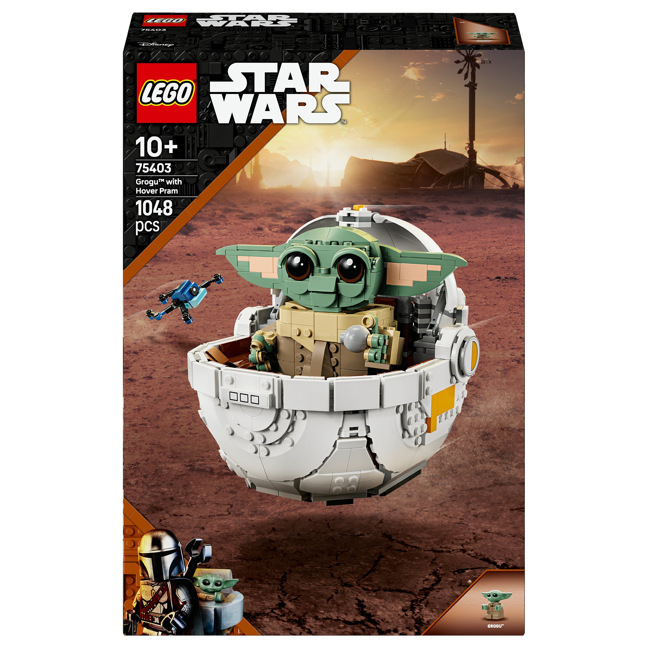 LEGO Star Wars Grogu in seiner Repulsorwiege 75403